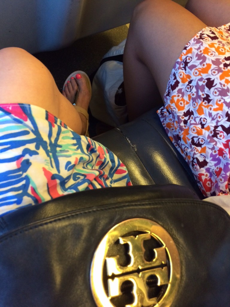 girls in dresses on the LIRR Caitlin Hartley of Styled American