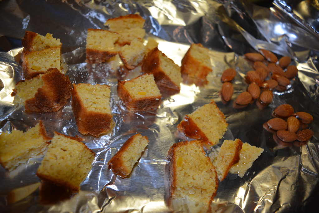 cornbread croutons and toasted almonds Caitlin Hartley of Styled American