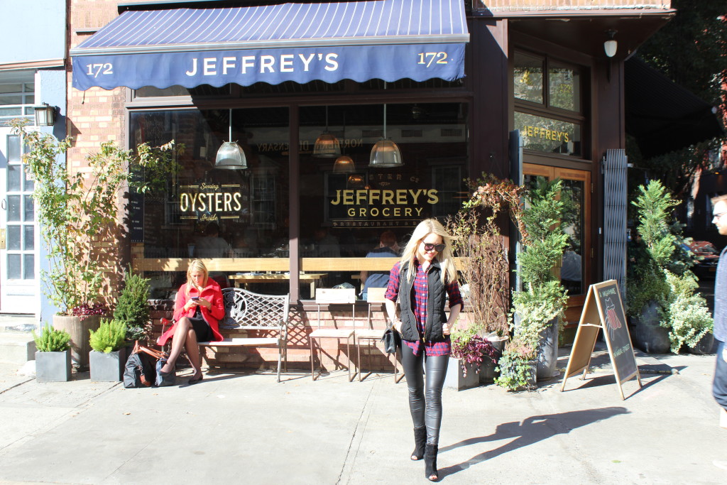 Caitlin Hartley of Styled American jeffrey's grocery in the west village