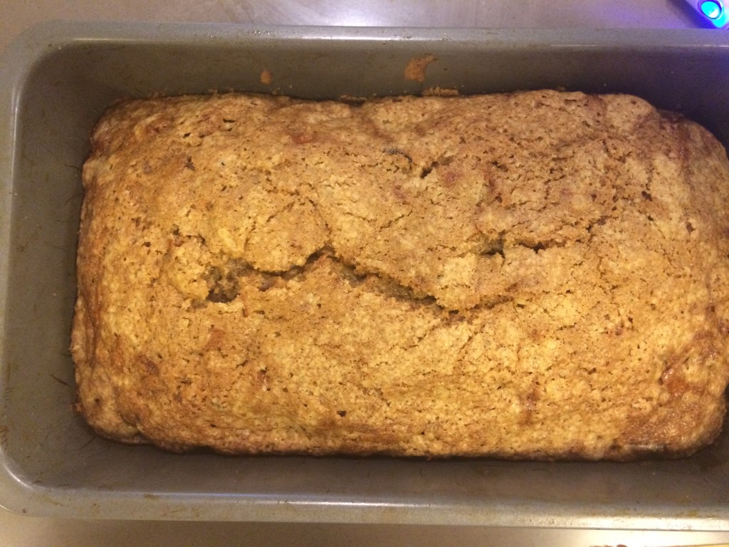Caitlin Hartley of Styled American zucchini bread loaf