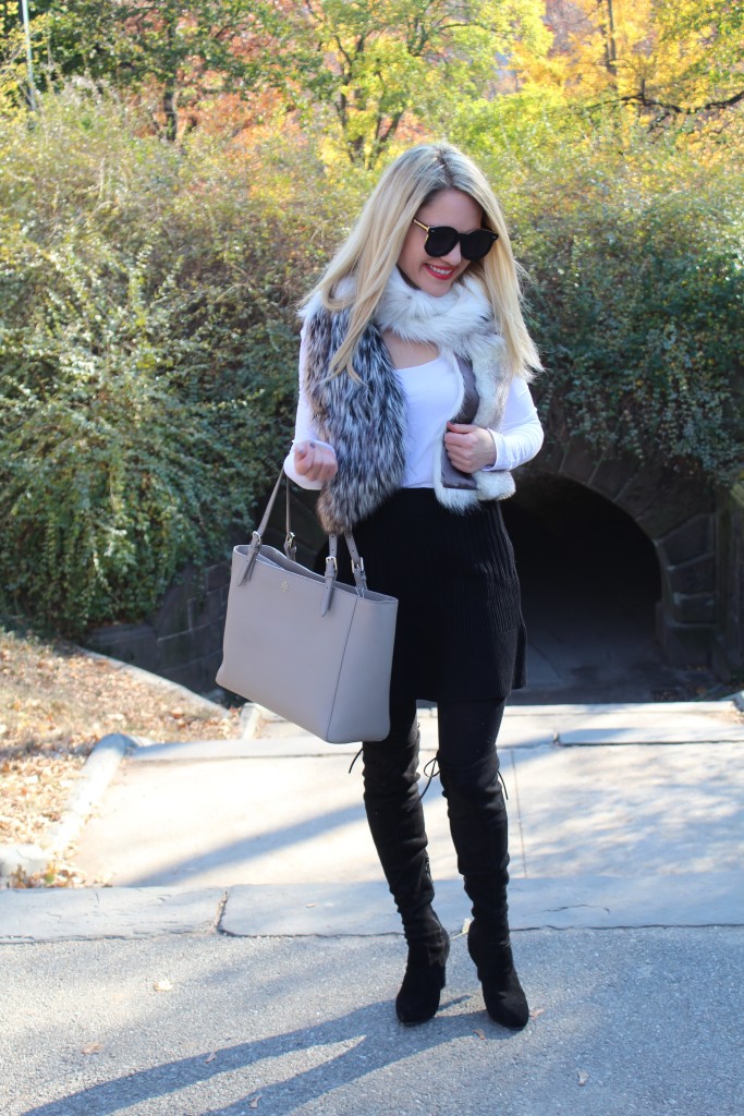 Caitlin Hartley of Styled American winter style, winter fashion, neutral outfit