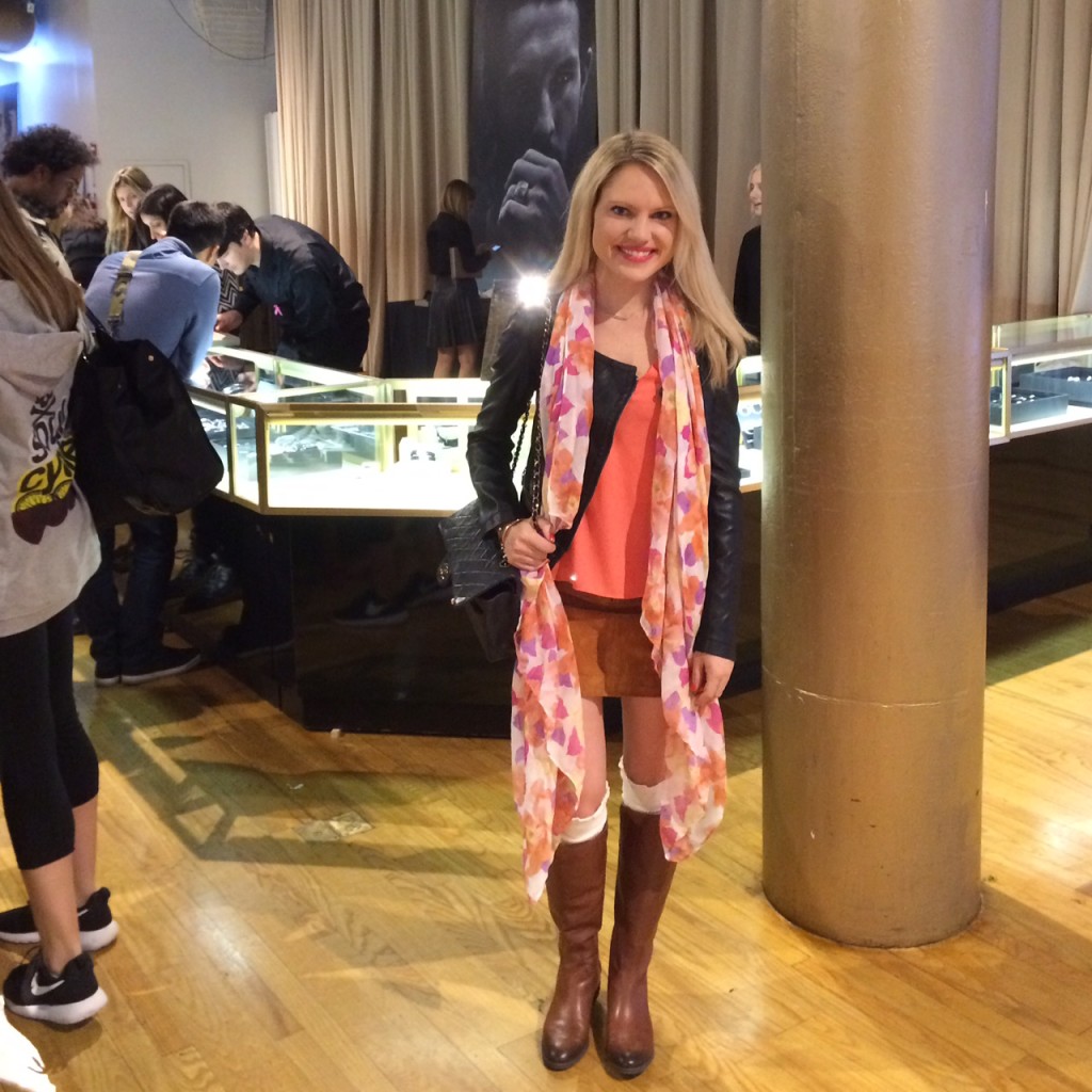 Caitlin Hartley of Styled American at the David Yurman event in NYC
