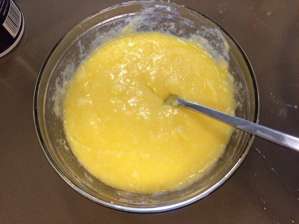 Caitlin Hartley of Styled American lemon bread glaze mixture