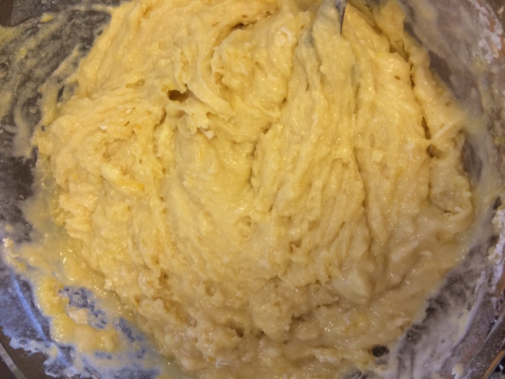 Caitlin Hartley of Styled American lemon bread mixture