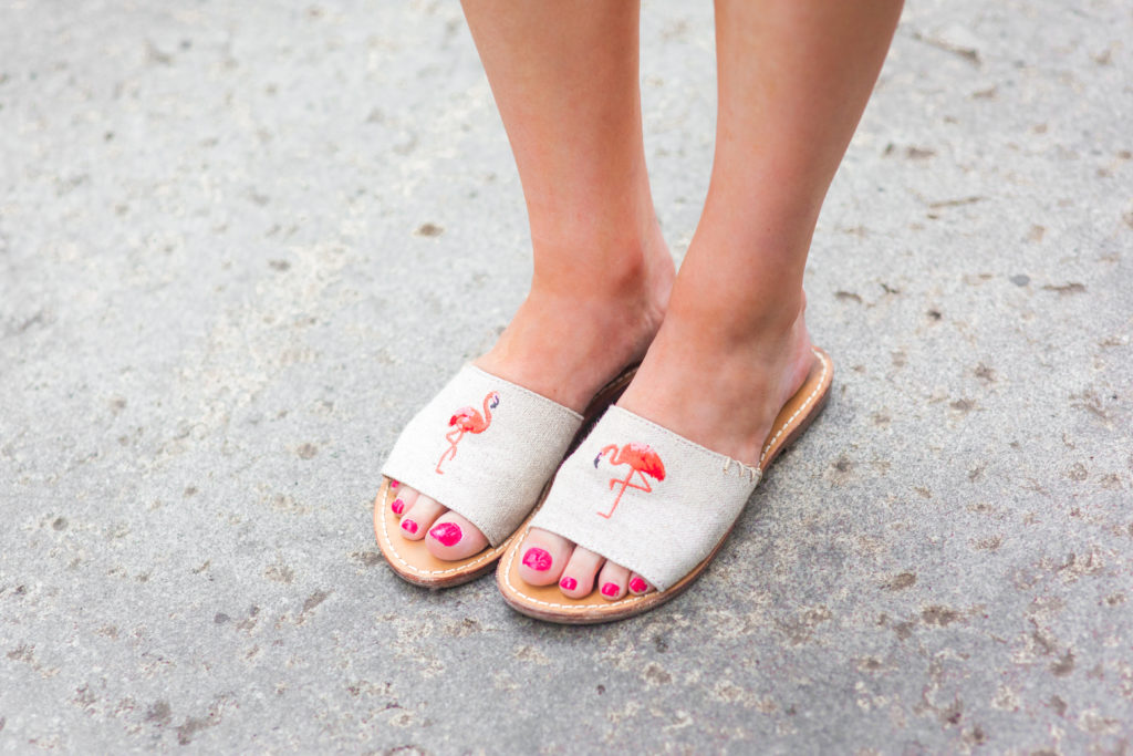 Caitlin-Hartley-of-Styled-American-flamingo-espadrilles
