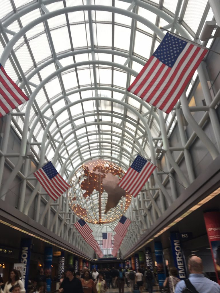 chicago-airport-american-flags