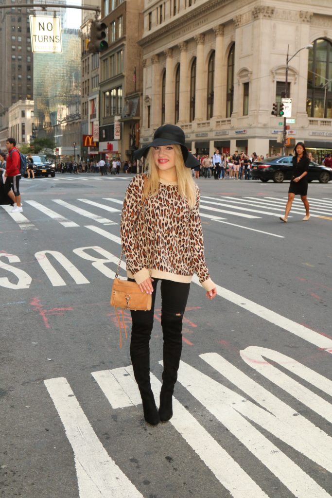 leopard-fall-style http://styledamerican.com/the-perfect-designer-boots-dupe/