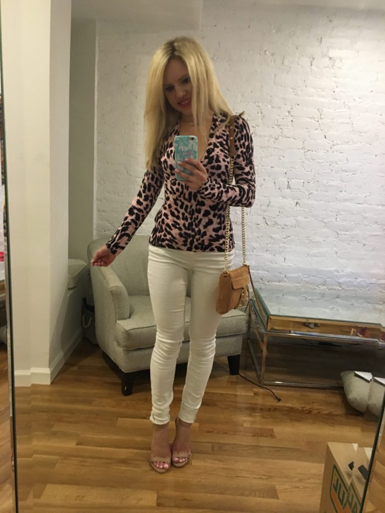 leopard-top-white-denim-nude-heels http://styledamerican.com/american-favorites-round-up/