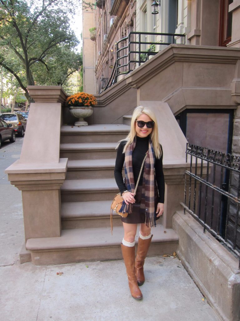 check-scarf-ridding-boots-fall-looks http://styledamerican.com/lincoln-center/