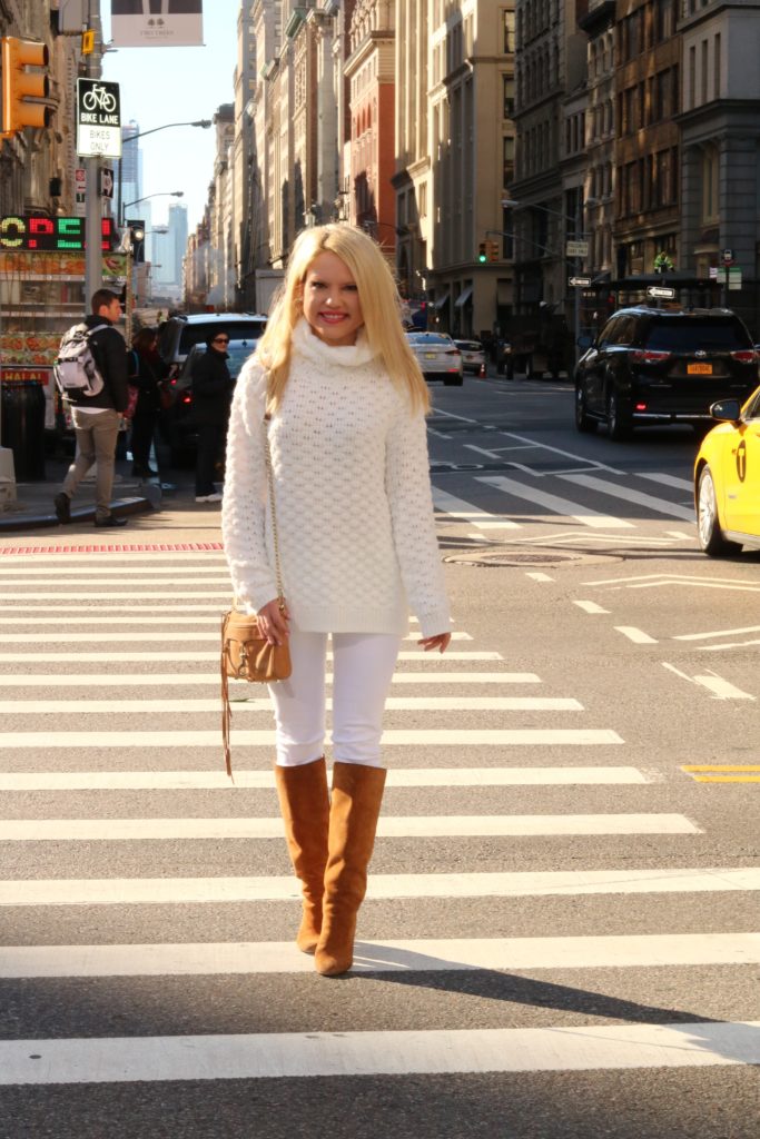 chunky-knit-sweater http://styledamerican.com/chunky-knit-sweater/