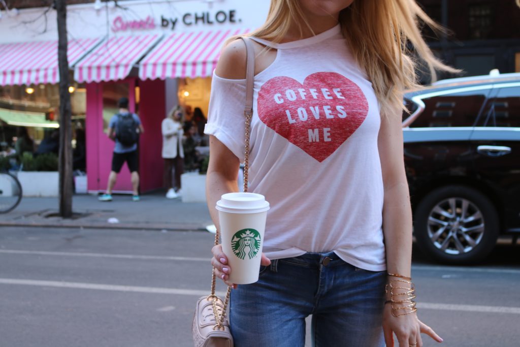 heart coffee shirt