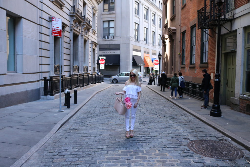 nyc-fashion-blogger-white-outfit http://styledamerican.com/a-little-arm-candy-with-armitron/
